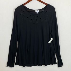 NWT Old Navy Long Sleeve Flow Neck Detailed Shirt